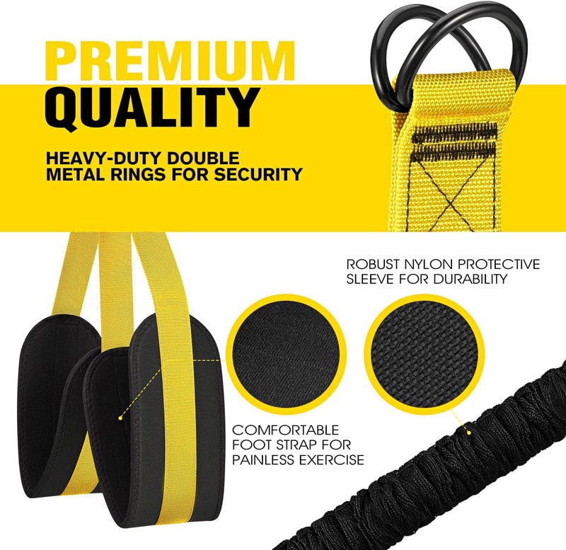Ayombo Pull Up Assistance Bands, Resistance Bands for Pull Up Bar Workout, Adjustable Heavy Duty Pull Up Assist Equipment with 4 Assistance Bands, Home Gym Fitness Exercise Strength Training - Image 4